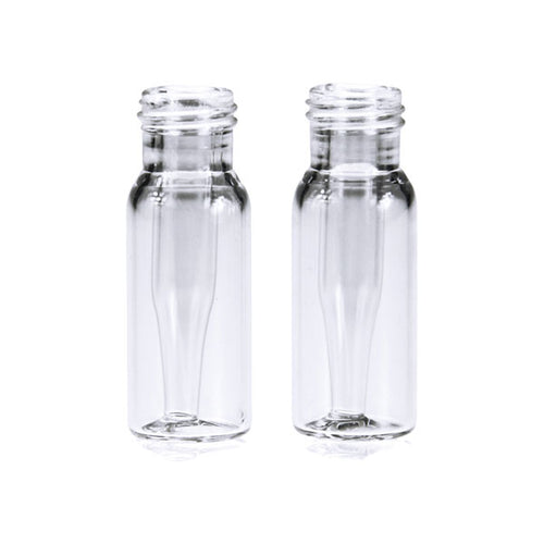 Chromatography vial, 12 x 32 mm, with inserts, 0,2 ml, thread 9-425, clear