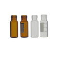 Vials mit Gewinde, Beschriftungsfeld, Braunglas, 12 x 32 mm, 2 ml, 100 St.