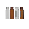 Vial für die Chromatographie, Braunglas, Beschriftungsfeld, 15 x 45 mm, 4 ml, Gewindehals, 100 St.
