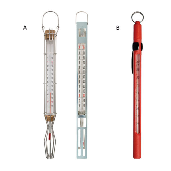 Thermometer in Stabform, mit Kunststoffhülle, -40 +40 ºC