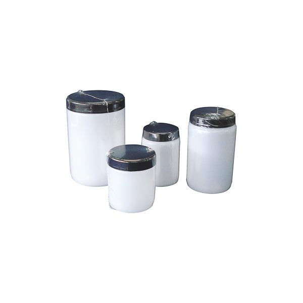 Probenbehälter, Weithals, mit Deckel und Dichtung, aseptisch, 250 ml, HDPE, 280 St.