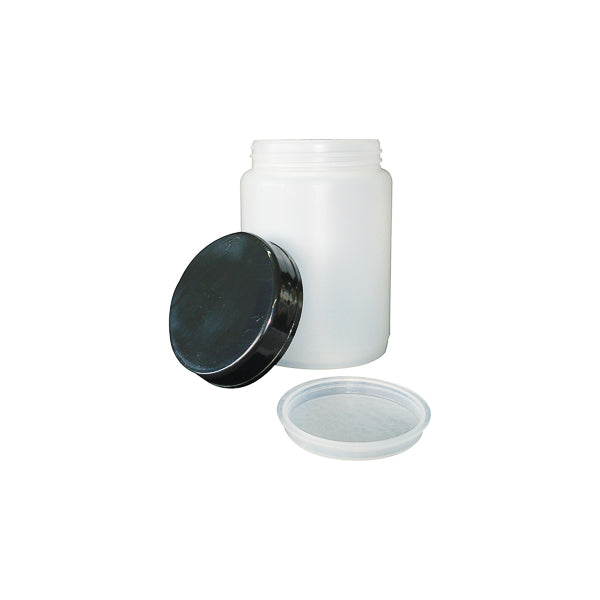 Probenbehälter, Weithals, mit Dichtung, HDPE, 2000 ml, 64 St.