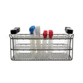 Reagenzglasständer aus Edelstahl für 6 x 4 Röhrchen (bis Ø 10 mm), Höhe: 90 mm