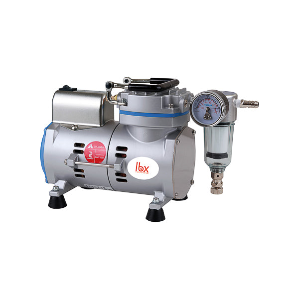 Vakuumpumpe, LBX V10, mit Vakuummeterregler, 18 l/min, -670 mmHg
