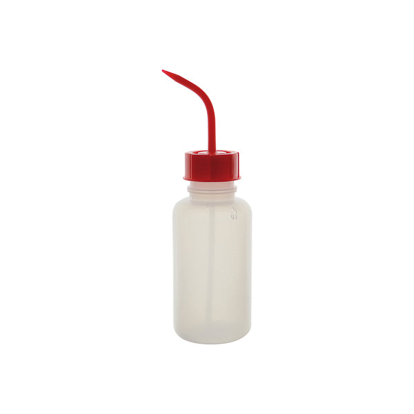 Spritzflasche, graduiert, Weithals, Verschluss rot, LDPE, 250 ml