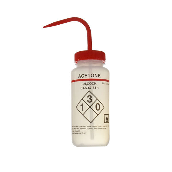 Spritzflasche, mit Sicherheitshinweisen, mit Anti-Tropf-System, LDPE, destilliertes Wasser, 500 ml
