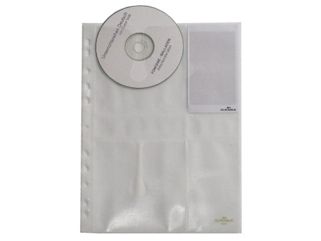 A4 CD-/DVD-Prospekthülle, für 4 CDs/DVDs