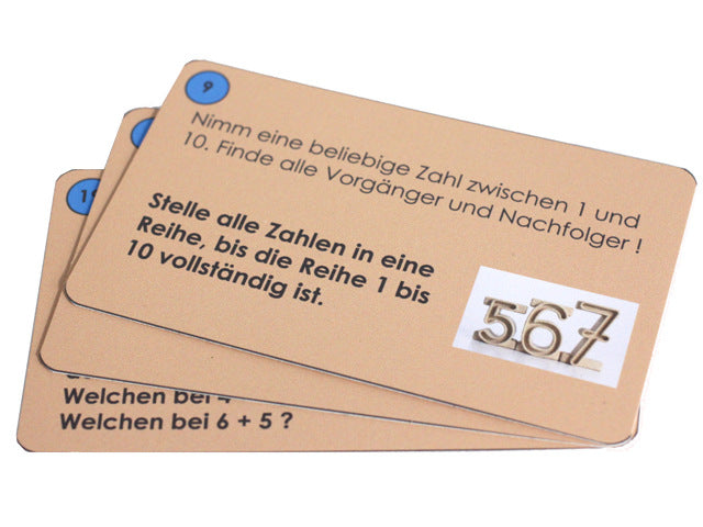 Aufgabenkartei zu den Stapelzahlen