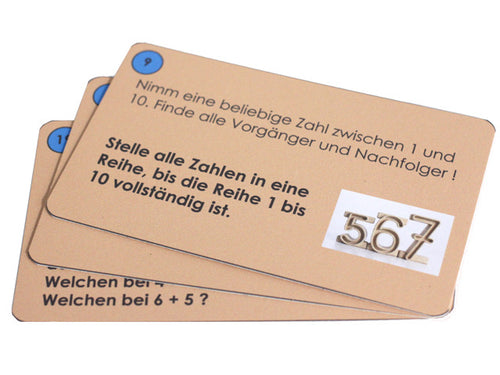 Aufgabenkartei zu den Stapelzahlen