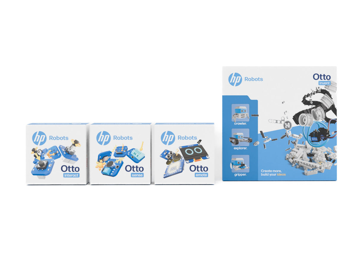 HP Robots Otto Creator Erweiterungen Sense, Interact, Emote und Invent
