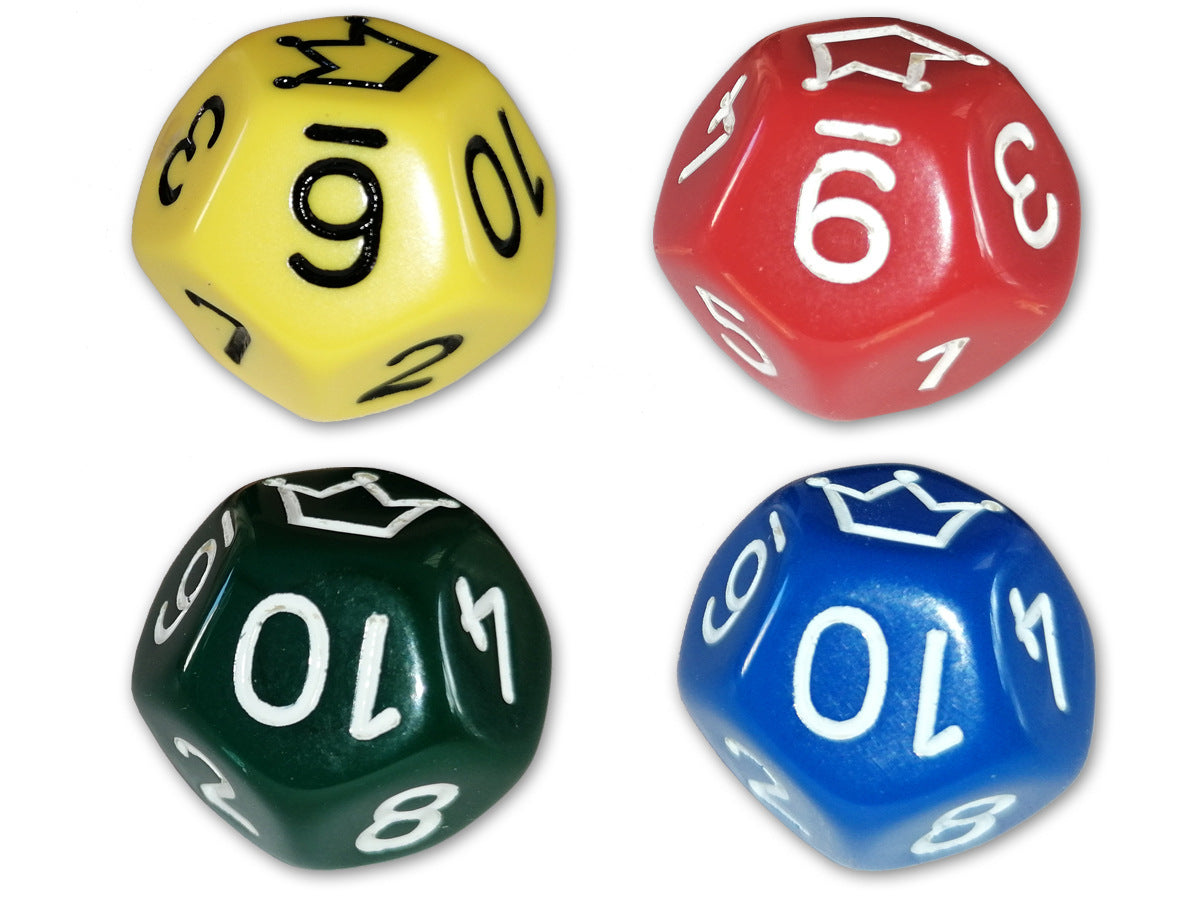 Jokerwürfel, 12seitig 4er-Set