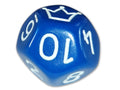 Jokerwürfel, 12seitig blau