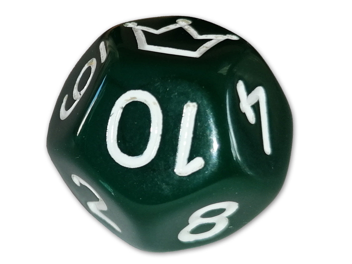 Jokerwürfel, 12seitig grün