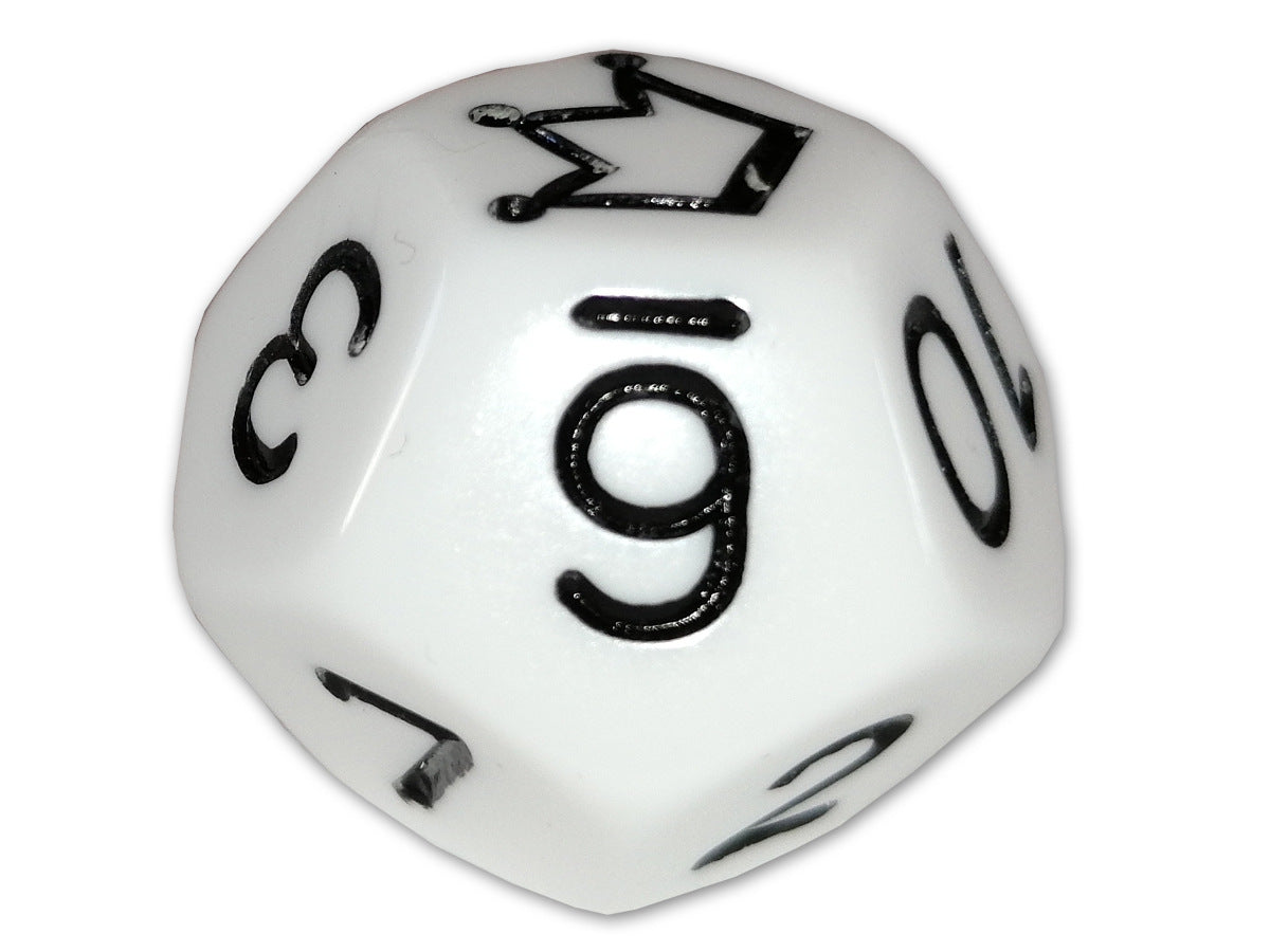 Jokerwürfel, 12seitig weiß