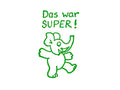 Lehrerstempel "Das war SUPER!" (Motiv: Elefant)