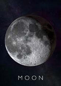 Curiscope AR Poster Single Moon – Originalabbildung des Lieferanten
