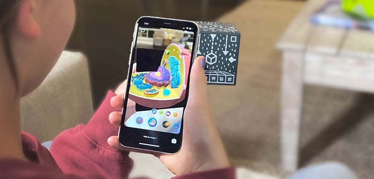 MERGE Cube - Hologram – Originalabbildung des Lieferanten