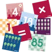 Cubetto ABC Cards for Transparent Map – Originalabbildung des Lieferanten