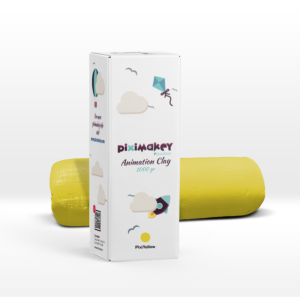 Piximakey Animation clay 1 kg yellow – Originalabbildung des Lieferanten