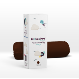 Piximakey Animation clay 1 kg brown – Originalabbildung des Lieferanten