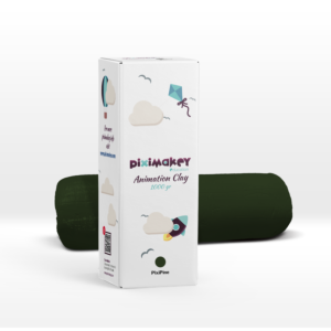 Piximakey Animation clay 1 kg dark green – Originalabbildung des Lieferanten