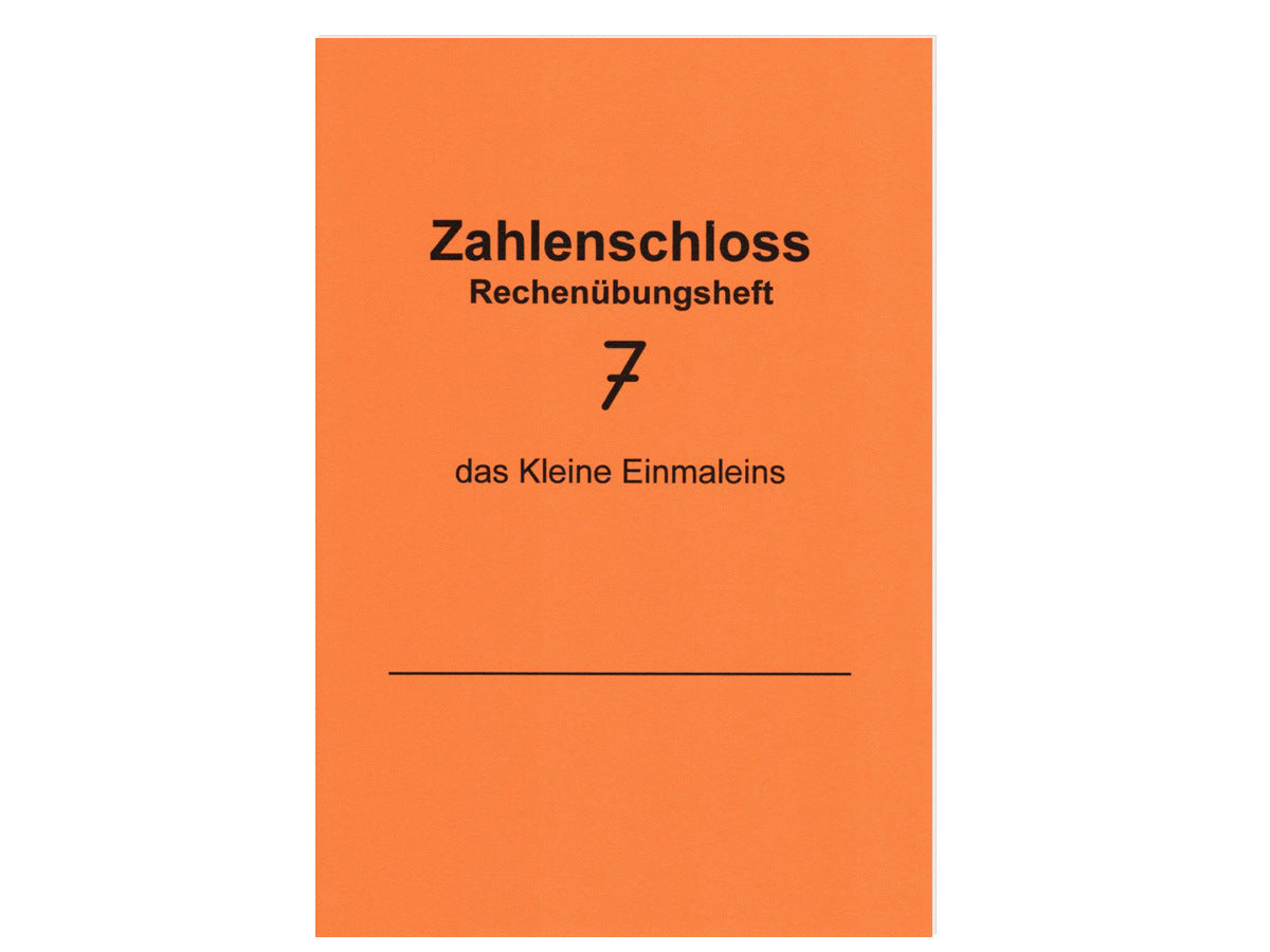 Rechenübungsheft Das kleine Einmaleins