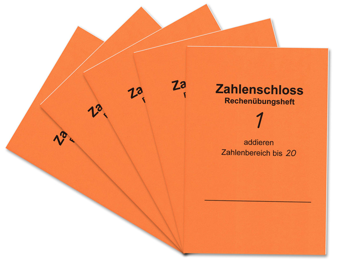 Rechenübungsheft Zahlenschloss