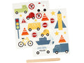 Rub-on Sticker Fahrzeuge