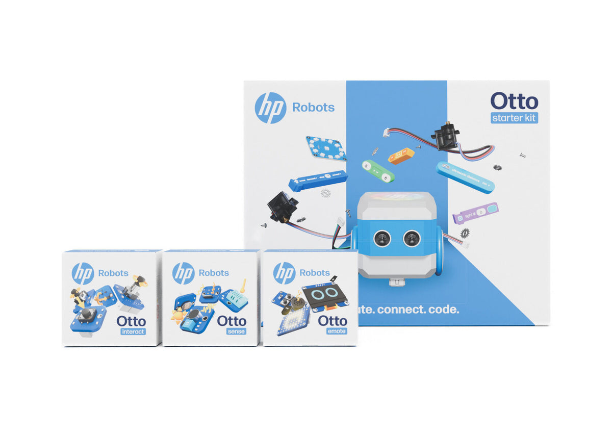 HP Robots Otto Creator Starter Kit mit drei Erweiterungspaketen